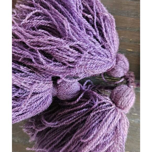 PIER 1 Embroidered Throw Pillow Cover Pink, Purple, Needlpoint Floral 18" CUTE - Picture 5 of 9